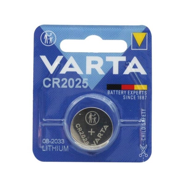 Pile VARTA Professional Electronics - CR2025 - Lithium - Blister 2pce