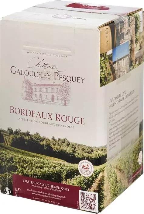 CH GALOUCHEY 2023 BORDEAUX ROUGE - BIB 5 Litres