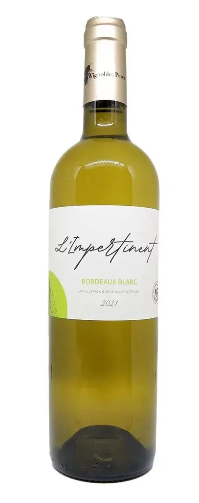 L'impertinent Blanc 2024 AOP Bordeaux Blanc Sec  (Offre carton de 6 bouteilles )