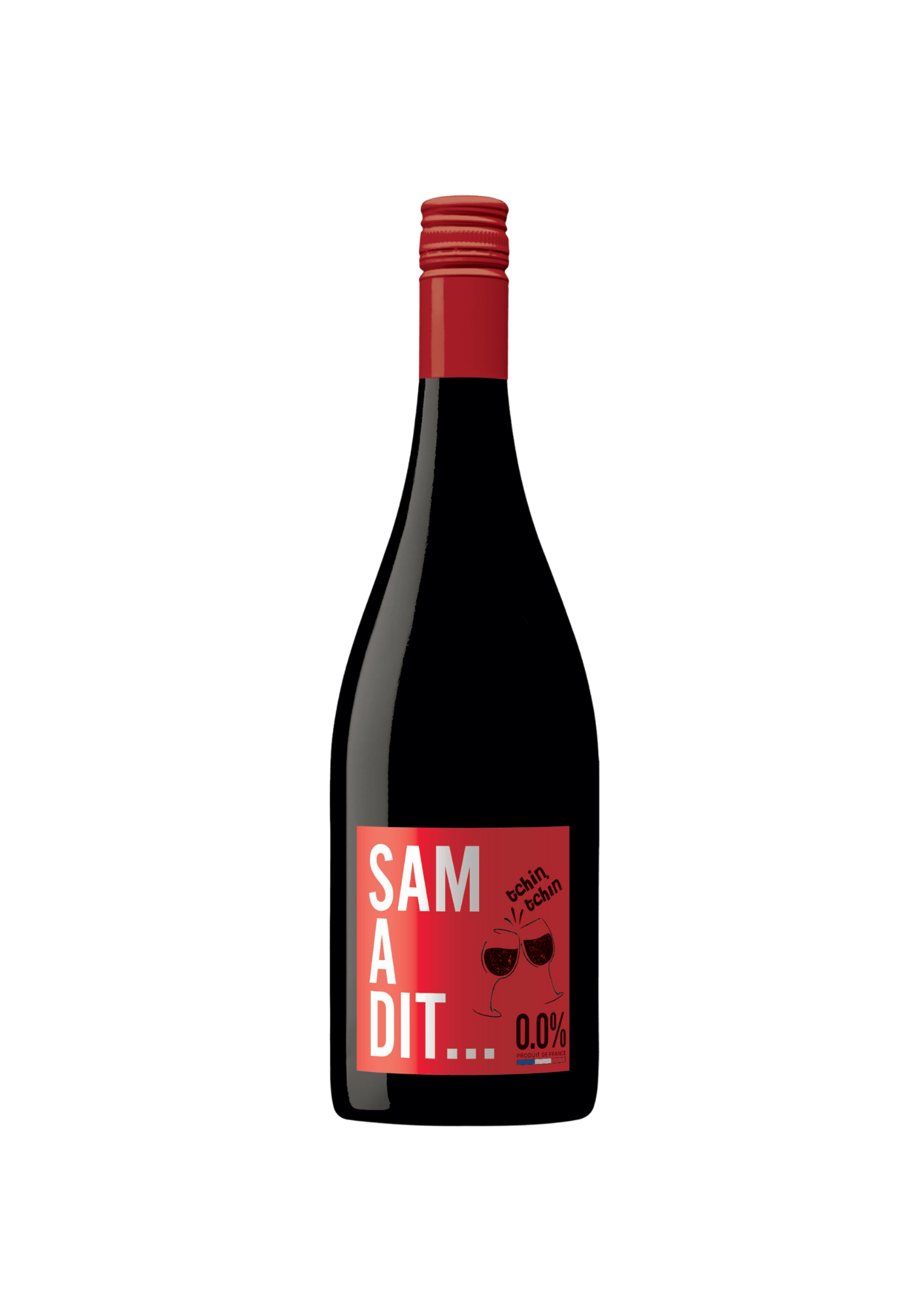 SAM A DIT ROUGE 0 % ( Offre carton de 6 bouteilles )