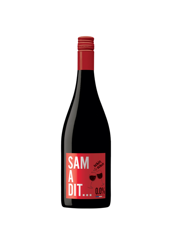 SAM A DIT ROUGE 0 % ( Offre carton de 6 bouteilles )