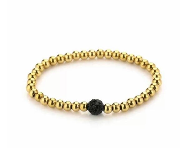 Armband Nolah Goud - Zwart