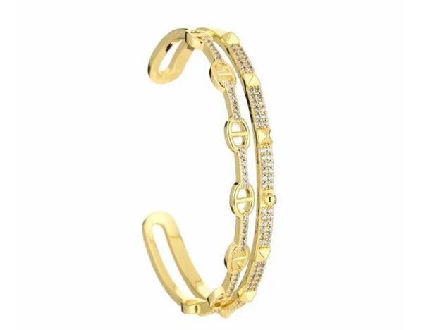Bangle armband strass Hannah.