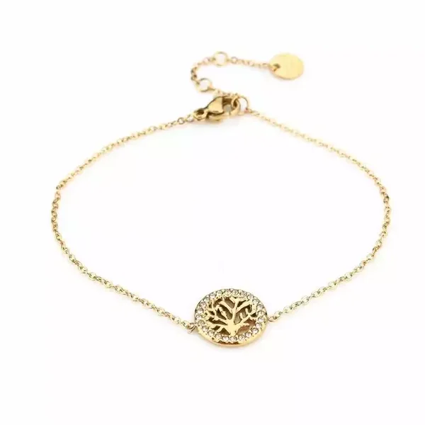 Armband Levensboom Goud