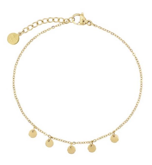 Ize armband munt goud
