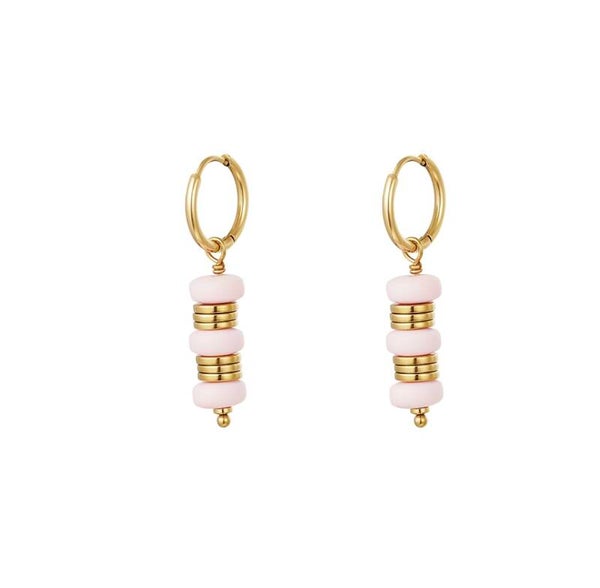 Oorbellen Maud Roze Sale