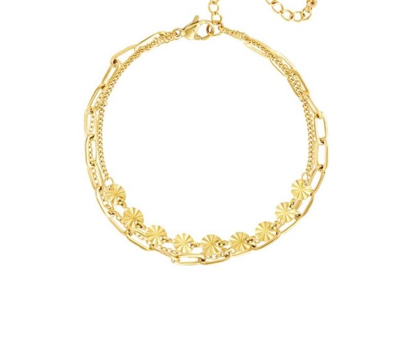 Armband 3 lagen Sem Goud