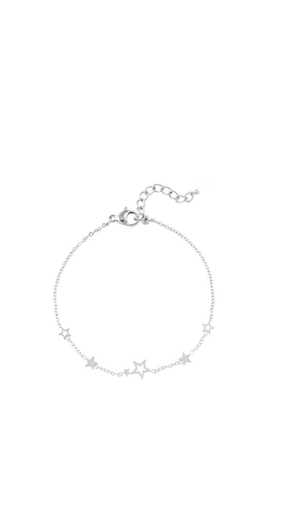 Armband Sterretjes Zilver