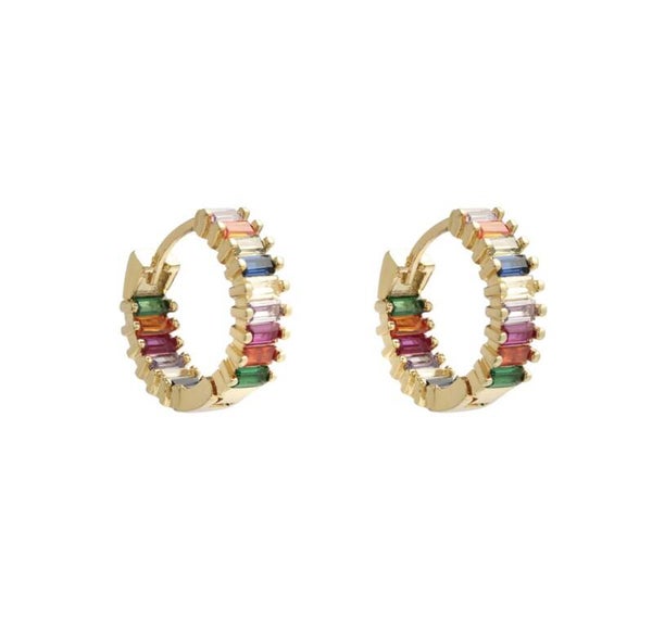 Oorbellen Multicolour goud