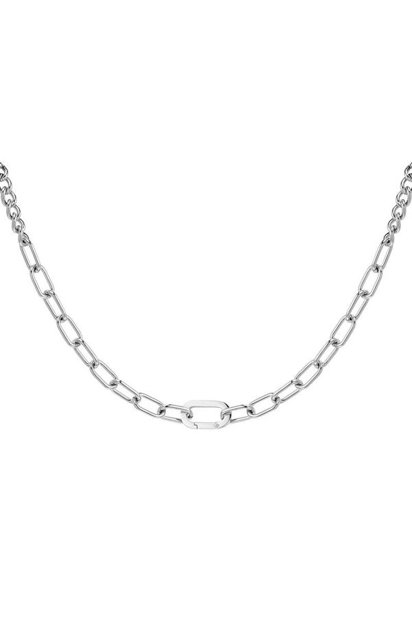 Chunky ketting zilver