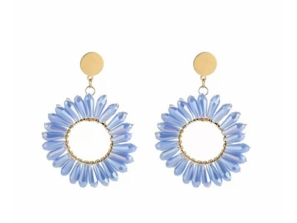 Oorbellen Turquoise.