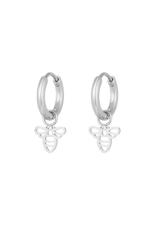Oorbellen Bij Zilver