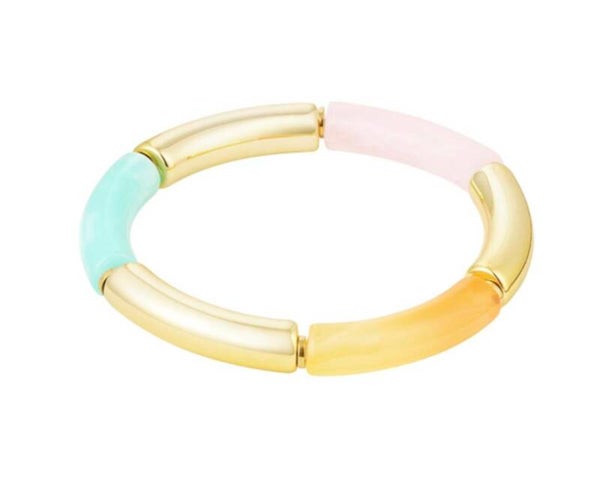Tube armband meerkleurig multi.