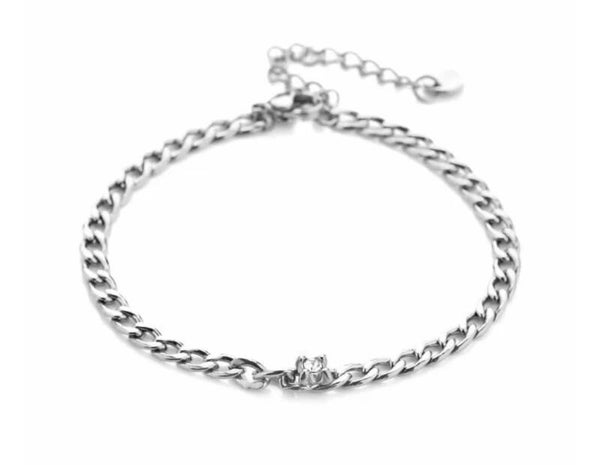 Schakelarmband Leyla zilver