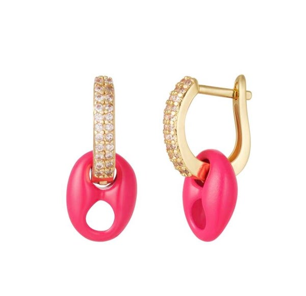 Oorbellen Mikky roze
