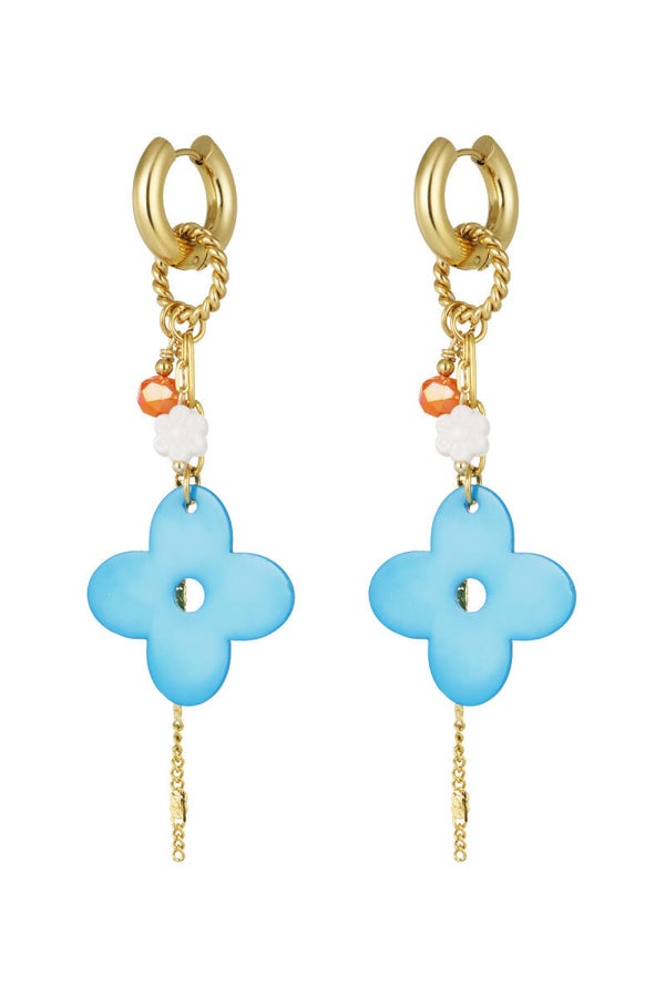 Oorbellen Statement Flower Power