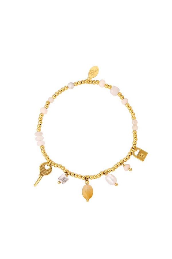 Armband met Natuursteen Kralen