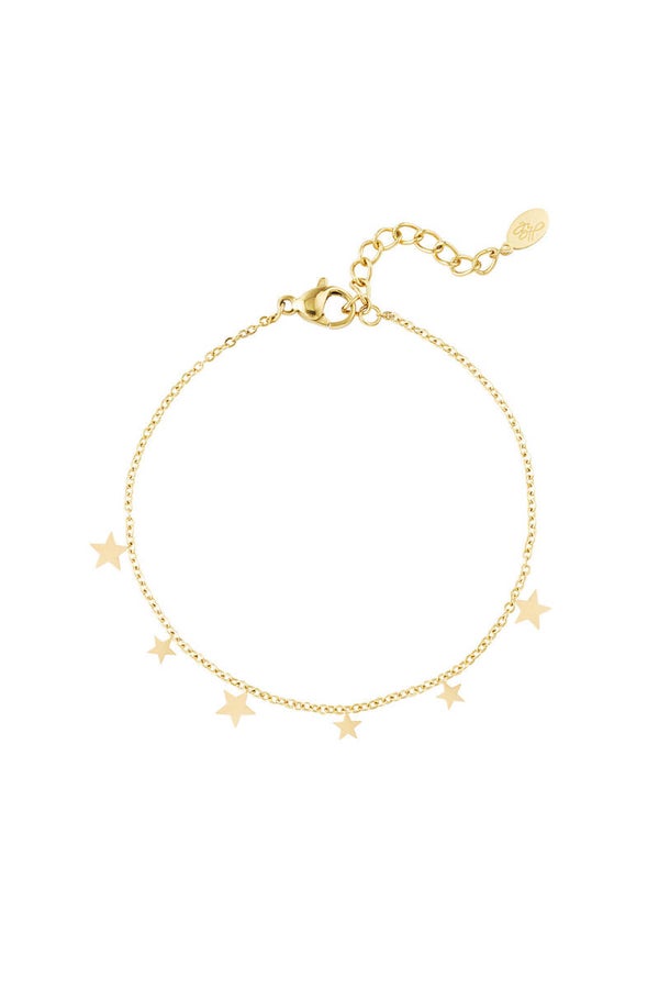 Armbandje met vallende Sterretjes