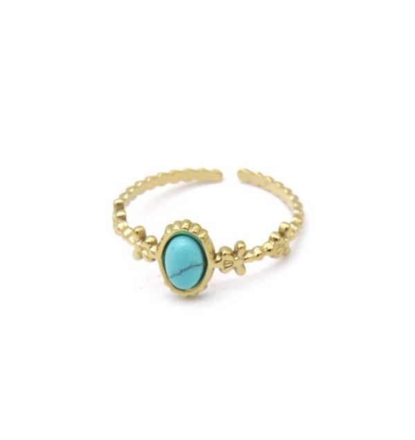 Ring Shopia Turkoois