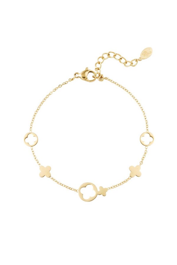 Armband Schakel Lucky Goud