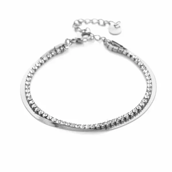 Armband Shine Dubbel Zilver