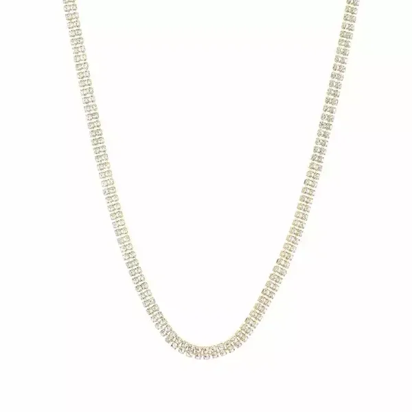 Ketting Luxe Strass Serena Goud