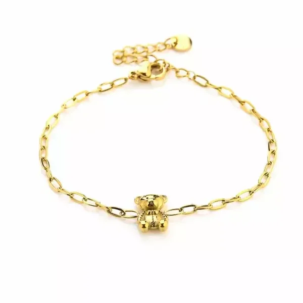 Armband Teddy Beer Goud