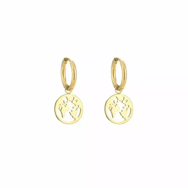 Oorbellen Earth Goud