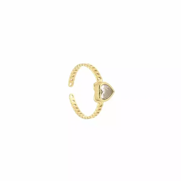 Ring met Zirkonia Hart Goud