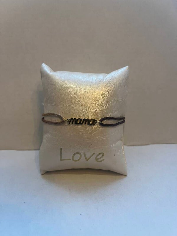 Satijnkoord Armbandje Mama