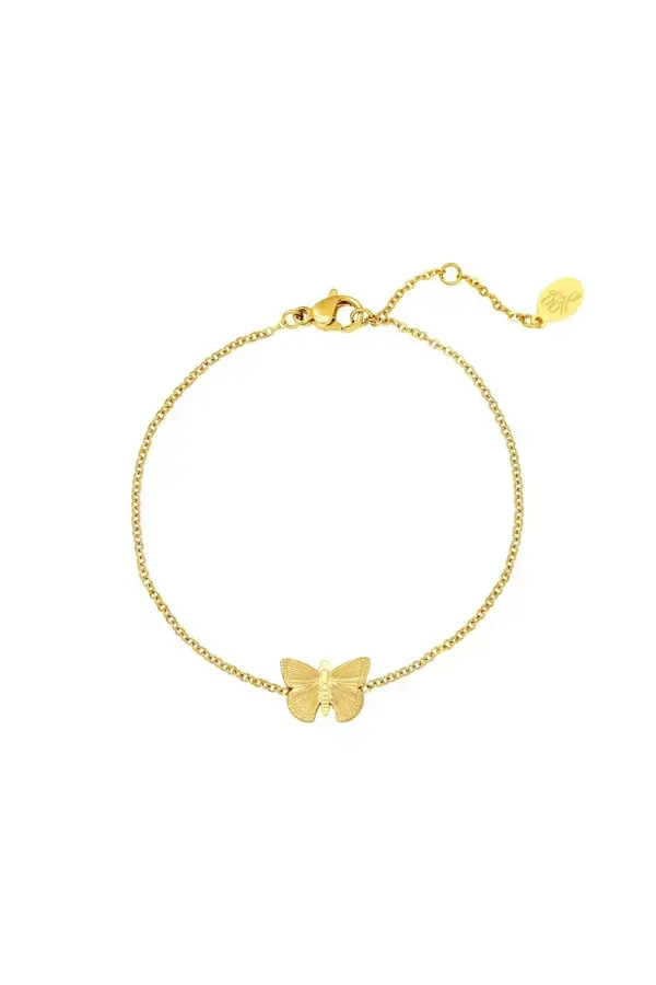 Armband Vlinder Goud