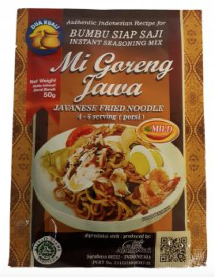 Dua Kuali Bumbu Mi Goreng Jawa Javanese Fried Noodle 50 gr