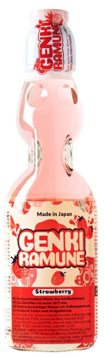 Genki Ramune Strawberry 200 ml