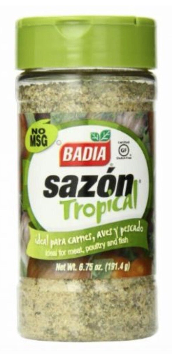 Badia Sazón Tropical Ideal For Meat, Poultry And Fish 191.4 gr