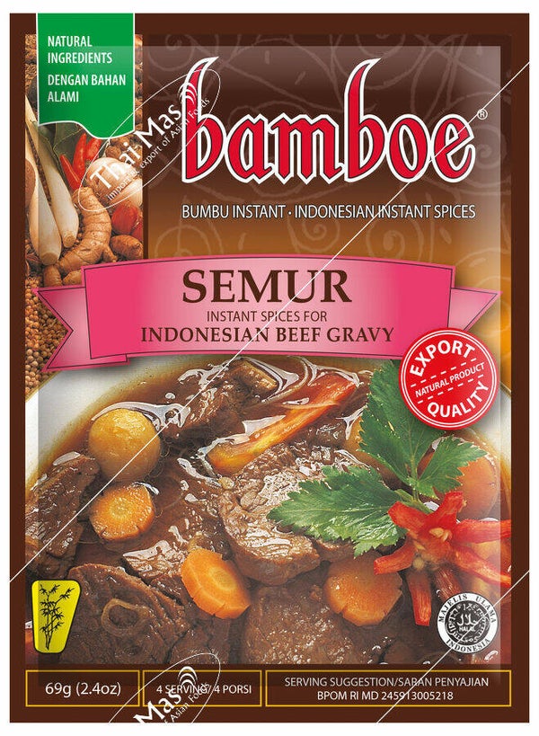 Bamboe Semur Instant Spices For Indonesian Braised Beef/Chicken 69 gr
