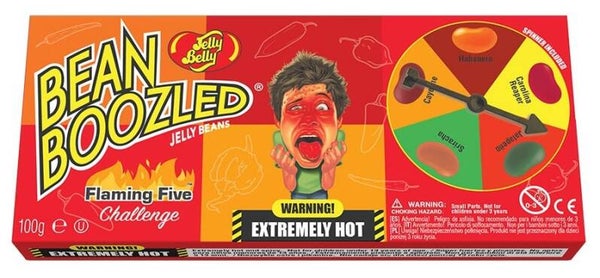 Bean Boozled Jelly Beans Flaming Five Challenge