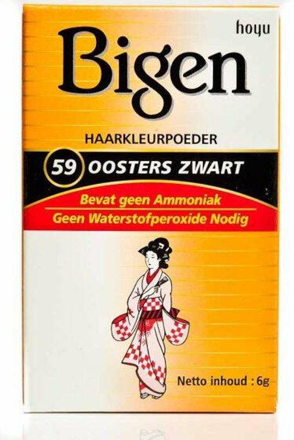 Bigen 59 Oriëntal Black Haarkleurpoeder 6 gr