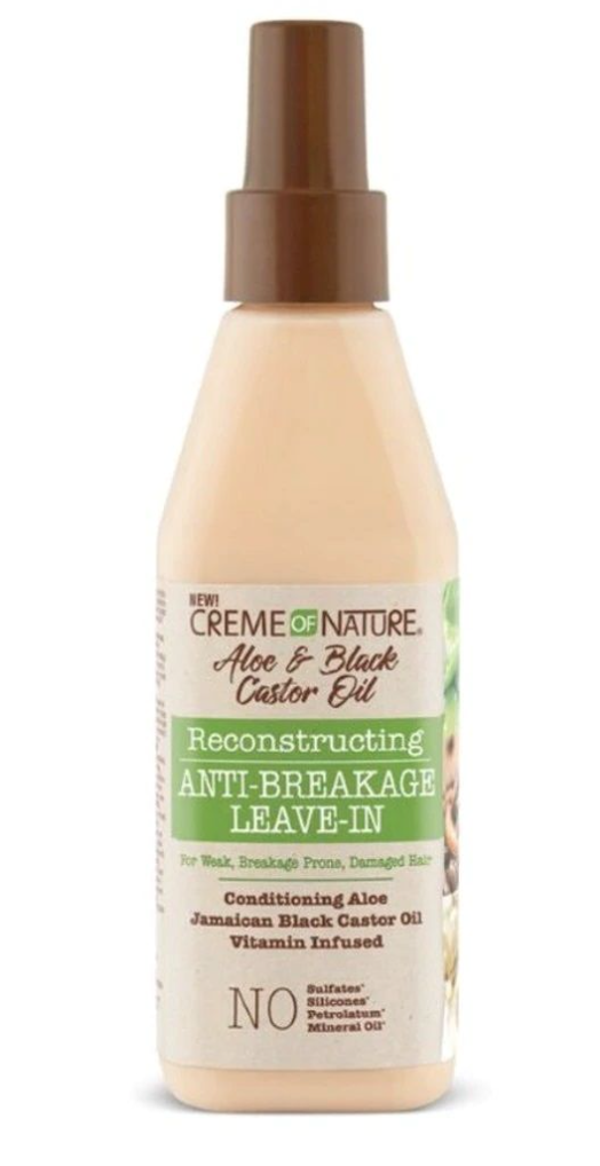 Creme Of Nature Aloe & Black Castor Oil Reconstructing Anti-Breakage Leave-In 236.5 ml