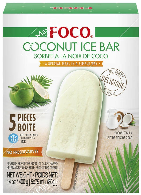❄️Foco Coconut Ice Bar 5x80g