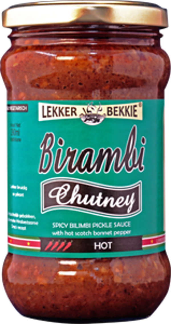 Lekker Bekkie Birambi Chutney 290 ml