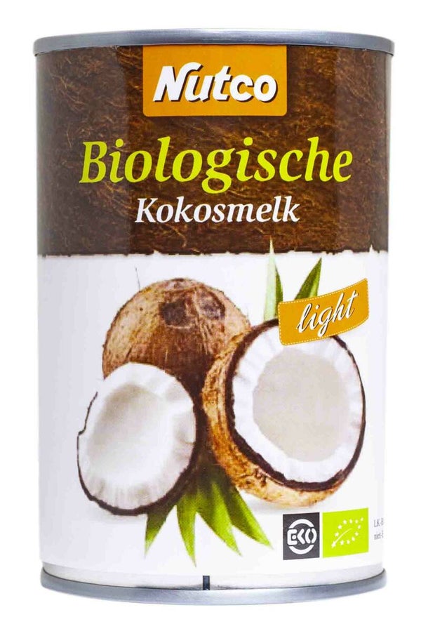 Nutco Biologische Kokosmelk Light 400 ml