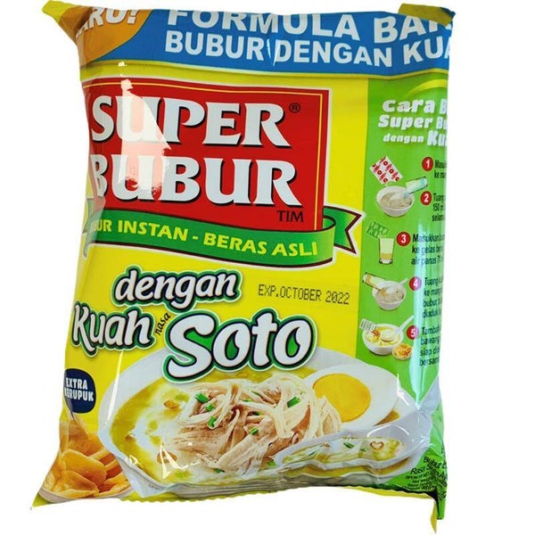 Super Bubur Dengan Kuah Soto  46 gr