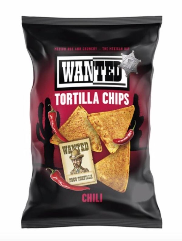 Wanted Tortilla Chips Chili 450 gr