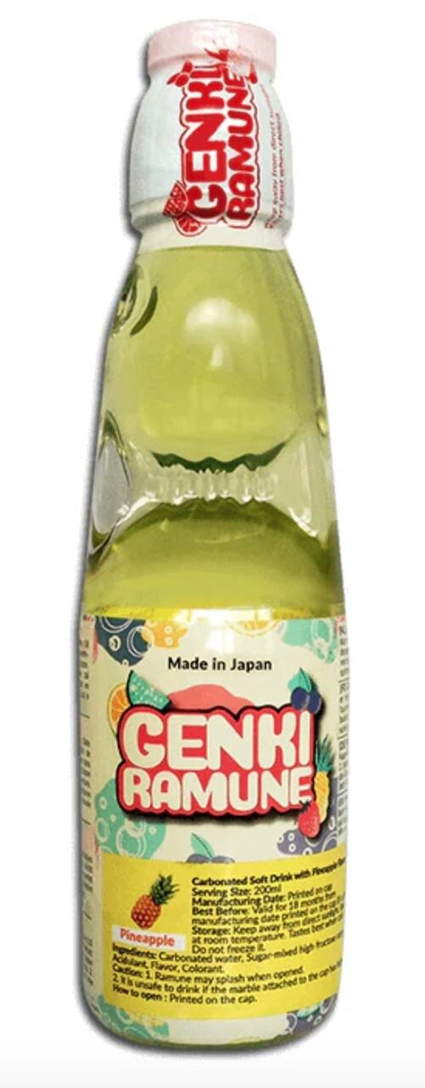 Genki Ramune Pineapple 200 ml