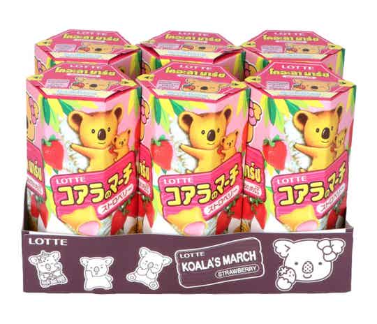 Lotte Koala's March Strawberry Biscuit 37 gr