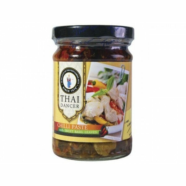 Thai Dancer Chilli Paste With Sweet Basil Leaves 200 gr