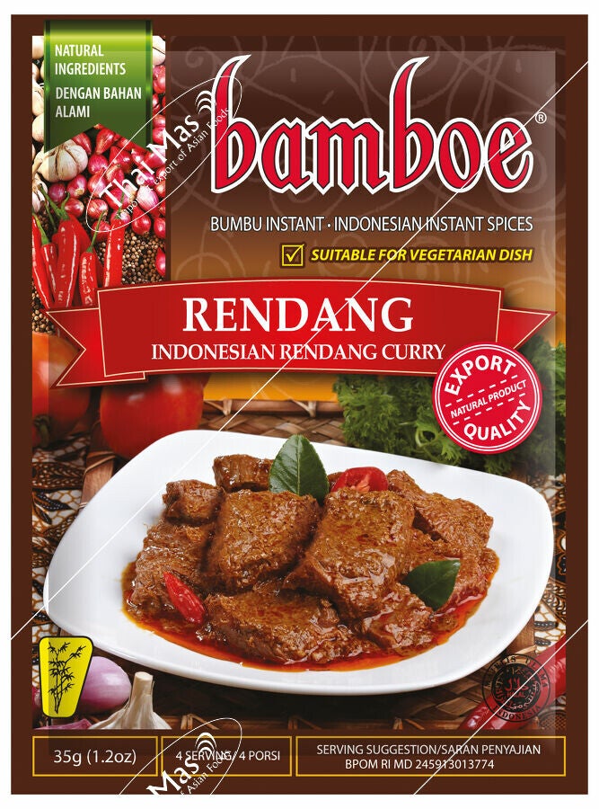 Bamboe Rendang Indonesian Rendang Curry 35 gr