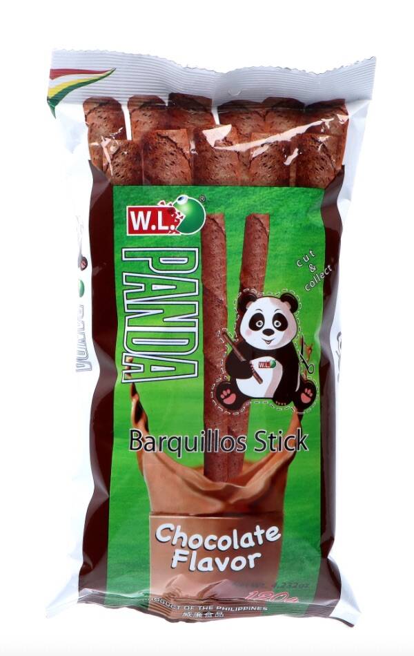 W.L. Foods Panda Barquillos Stick Chocolate Flavor 120 gr