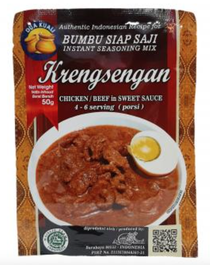 Dua Kuali Bumbu Krengsengan Chicken/Beef In Sweet Sauce 50 gr