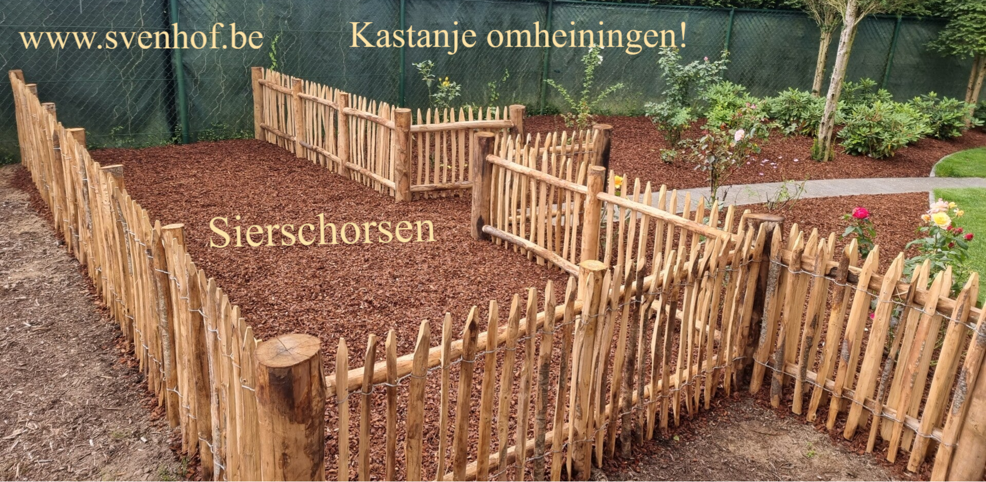 Kastanje omheining Deinze